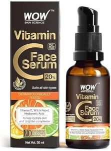 Wow Skin Science Vitamin C+ Face Serum, Vitamin C 20%, Ferulic Acid 1% - Brightening, Anti-Aging Skin Repair, Decrease Formation Of Fine Lines, Wrinkles & Brown Spots-1.01 fl oz