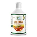 Nutrality Liquid Multivitamin Supplement 500ml | Advanced Vitamin Superfood Greens Blend with CoQ10, Lutein & Biotin, Supports Brain & Cardiovascular Health | for Men & Women | 33 Days Supply