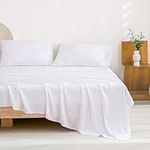 Andency White Sheets Full Size, 100