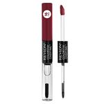 Revlon Liquid Lipstick with Clear Lip Gloss, ColorStay Face Makeup, Overtime Lipcolor, Dual Ended with Vitamin E in Pink, Infinite Stay Currant (280), 0.07 Oz