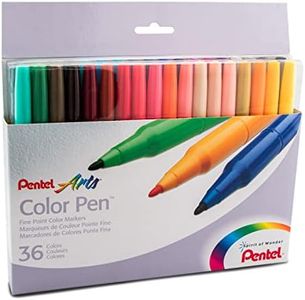 Pentel Color Pen Set, 36 Assorted Colors (S360-36)