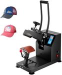 Mophorn Hat Press Machine 3.5X5.9 Inch Cap Press Heat Press Machine Professional Transfer Hat Press with 12000 Hours Life Digital LCD Timer and Temperature Control (350W)