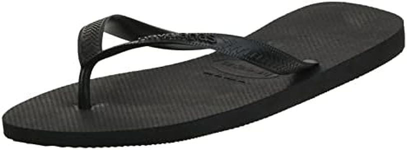 Havaianas Women’s Top Flip Flop Sandal, Black, 5-6