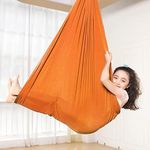 The Yogis Indoor Therapy Swing for Kids Child and Teens w/More Special Needs, Cuddle Hammock Ideal for Autism, ADHD, Aspergers and Sensory Integration Snuggle Swing Hammocks (Red)