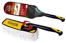 Bergmann Gladiator Twister Car Duster, White, Cotton, 67L x 18W Centimeters