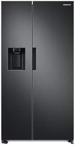 Samsung Series 7 American Style Fridge Freezer, Features SpaceMax™ and Smart Conversion™ Technology, Ice Dispenser, Black, Model: RS67A8811B1