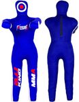 Un-Filled Wrestling Dummy Grappling Dummy Jiu Jitsu Dummy for BJJ Judo Karate Training Adult and Youth Practice Dummies (Blue, 6ft / 72 inches)