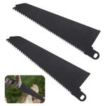 2pcs Reciprocating Saw Blades,Carbon Steel Saw Blade,Wood & Plastic Blade for Softwood Hardwood Plastic Cutting Compatible with Black and Decker Piranha Scorpion Saws