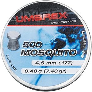 5 barattoli Umarex 4,5 mm Mosquito testa piatta, diabolos per fucile ad aria compressa