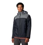 Columbia Men's Glennaker Lake II Rain Jacket, Black/City Grey, X-Large