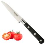 Taylors Eye Witness Sabatier Professional Kitchen Paring Knife - 3in/7.5cm Full Tang Blade Forged from High Graded Taper Ground Stainless Steel, Triple Rivet Comfort Handle. Sharper for Longer