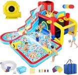 AKEYDIY Inflatable Water Slide Boun
