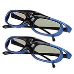 2Pcs DLP Link 3D Glasses, 144Hz Rec