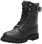 HARLEY-DAVIDSON Mens Brosner 8 Inch Lace Leather Black Boots 9.5 UK