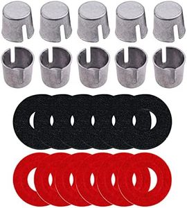 10 Piece Battery Post Terminal Shims, Ampper Lead Terminal Shim Caps with 12 Piece Washers for Top Post Battery Post Ends Repair