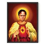 The Office Dwight Schrute Poster - by Haus and Hues | The Office TV Show Wall Art and Funny Wall Decor | The Office TV Show Merchandise Meme Poster | Funny Office Decor | Unframe, 12” x 16”