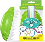 Knot Genie Detangling Hair Brush for Kids (Lovely Locks Lime) | Original Full Size | Perfect for Curly Hair, Gently Separate Tangles, Leaves Hair Smooth & Shiny | The Pain Free Knot Detangler