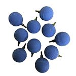 Finest-Filters 10 x 50mm 2" Round Air Stones for Pond or Aquarium Fish Tank