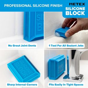 Metex 5-in-1 Silicone Caulking Tool – Remover and Finisher