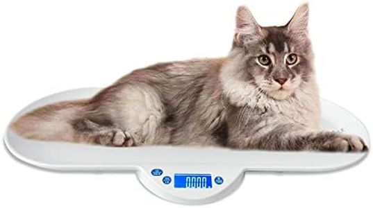 Bilancia per animali domestici, bilancia per bambini, bilancia elettronica multifunzionale adatta per adulti e piccoli animali come neonati, gattini e cuccioli, stabile