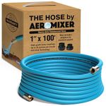 Aeromixer The Hose- Garden Hose 1 Inch Garden Hose Commercial Grade Water Hose - 1" Garden Hose Commercial Garden Hose Industrial Hose - 1"" Hose Commercial Water Hose 100ft Heavy Duty Hose (1 Hose)