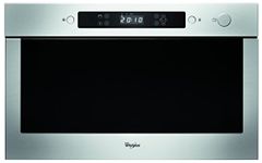 Whirlpool AMW423IX Built-In Microwave, steam cooking, fast defrost, child lock, 22L, 750W, Stainless Steel