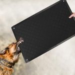 grenty Chew Proof Dog Crate Pad for Aggressive Chewers, Indestructible Dog Bed, Waterproof Crate Pads for Cages, Durable Crate Mat for Small Pet（74x46 cm）