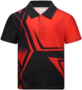 SECOOD Boys Short Sleeve Pique Polo Shirts Summer Casual Uniform Sport Tops for 6-16 Years