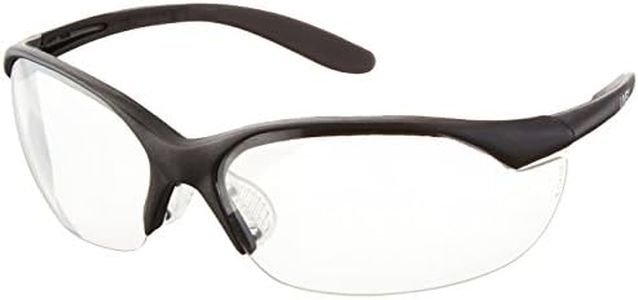 Howard Leight by Honeywell Vapor II Sharp-Shooter Shooting Glasses, Black/Clear Lens (R-01535), One Size