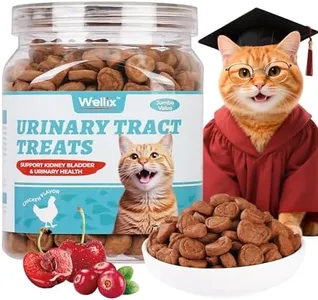 Wellix 13.5oz Urinary Tract Health Supplement Cat Treats for Indoor Cats - Chicken Flavor Kitten Snacks for Support Kidney Bladder & Urinary Health Cat Training Biscuits - Add Dandelion & Cranberry