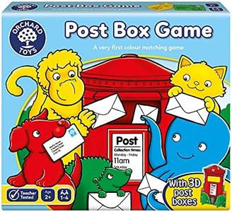 Orchard Toys Post Box Game, A Fun Posting and Matching Game for Learning Colours, Educational, Family Game Perfect for kids from Age 2+