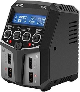 SKYRC T100 Model Building Charger 5.0 A Lead, LiFePO, LiHV, LiIon, LiPo, NiCd, NiMH Timer Shutdown,