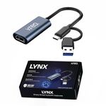 Kreo Lynx Full HD Video Capture Card, HDMI Capture Card with USB 3.0 Video Capture Card for Gaming, Streaming, Broadcast and Video Recording | Full HD 1080p/ 60FPS Support | Wide Compatibility (LYNX)