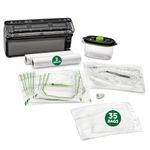 FoodSaver Elite All-in-One Liquid+™ Vacuum Sealer with Bags, Rolls, and Accessories, Dark Stainless Steel