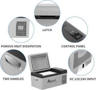 Alpicool 20L Portable Car Fridge Freezer – 12V Compressor, -20°C to 20°C