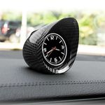 CLOUDSALE Shell Car Interior Dashboard Clock Luminous Backlight Accessories (Black)