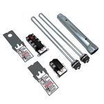 Electric Water Heater Tune-Up Kit, Includes Two 4500W 240V Water Heater Elements, Upper Thermostat, Lower Thermostat, Two Protective Covers, Two Elements Gaskets, One Element Wrench