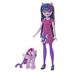 My Little Pony Equestria Girls Through the Mirror Twilight Sparkle - 11-Inch Fashion Doll with Purple Pony Figure, Removable Outfit and Shoes, Ages 5+