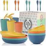 Homienly Wheat Straw Dinnerware Set