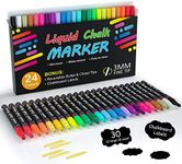 Chalk Markers, 24 Vibrant Colors Li