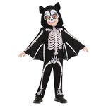 Rubies 1001701XS000 Skeleton Bat Kids Fancy Dress, Multi, 5-6 Years