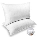 NEIPOTA Bed Pillows for Sleeping Queen Size Set of 2 Pack 20 x 30, Hypoallergenic Gel Pillow for Side and Back Sleeper,Soft and Firm Hotel Collection Down Alternative Fiber Washable Cooling Pillows