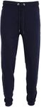 JMA Trading Men's Open Hem Jog Pants Plain Jogging Bottoms Fleece Pants Sports Trousers Jogging Bottoms Plus Size Small to 2XL (Navy, Large)