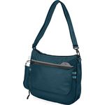 Travelon Unisex Anti-Theft Active Medium Nylon Crossbody Messenger Bag (Teal)