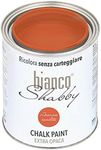 bianco Shabby® Arancio Candito (Candied Orange) Water-Based Chalk Paint for All Surfaces – Extra Matt Finish (1 Litre)