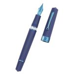 ARISTA ONE NAVY BLUE PISTON FILLER FOUNTAIN PEN Fitted with Stainless Steel JOWO German MEDIUM NIBS WITH TOMOE RIVER DOTTED TR NOTEBOOK 68 GSM 240 PAGES