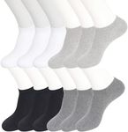 7DayOtter Odor Resistant Ankle Socks Men Women No Show Athletic Running Low Cut Short Socks, Color 1, 9-13