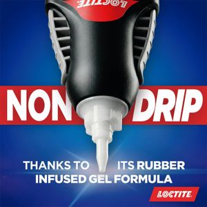 Loctite Super Glue Power Gel – Flexible Non-Drip, Clear, 2x4g