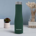 Frenchware Water Bottle (Teal, 1 Litre, Stainless Steel) Bottle for Fridge, School, Outdoor, Gym, Home and Office, Scratch-Resistant, BPA-Free, Non-Toxic, Easy-to-Clean