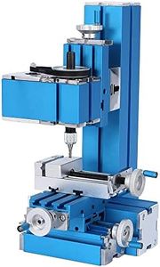 Universal Mini Metal Milling Machine Motorized Metalworking DIY Tool Benchtop Woodworking for Hobby Science Education Modelmaking W10004M AC100V~240V (24W Milling)